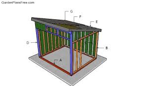10x12 Run In Shed Free Diy Plans