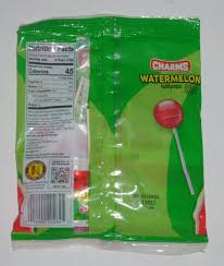 charms watermelon lollipops bags
