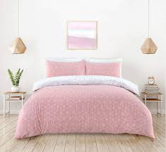nightcomfort ashton pink white duvet
