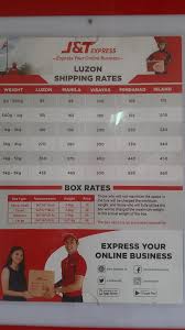 They offer cheaper shipping rates if you are coming from provincial and offers fast delivery as well. J T Express Rates Jhizel S Ukay Onlineshop Facebook