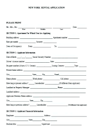 Apartment Application Form Template Skincense Co
