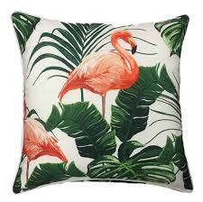Flamingo Natural Outdoor Cushion Cover