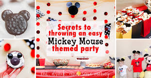 mickey mouse themed party