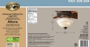 hton bay altura led ceiling fan