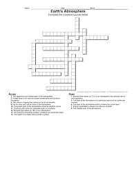 atmosphere crossword