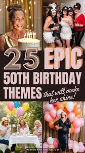 50th birthday themes for women
