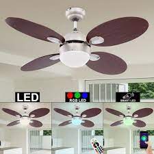 Ceiling Fan With Lighting And Remote