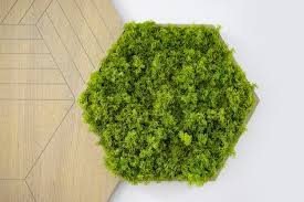 Green Artificial Grass Wall Background