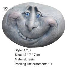 Exquisite Resin Funny Stone