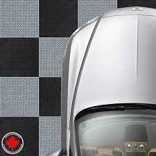 Perfect for hiding those unsightly cracks, chips and worn down concrete. Ultralock Black And Grey Perforated Garage Tiles