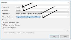 simple registration form in asp net mvc