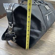 black gym duffle travel bag