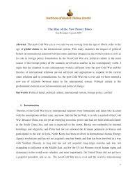 pdf the rise of the new power blocs in