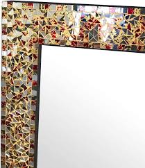 multi colored gold luxe mosaic glass