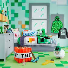 Create a fun look in your child's room with minecraft™ bedding. Minecraft 14 X14 Tnt Cube Red Cushion Target