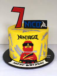 Elaine's Creative Cakes Sydney - A razor sharp Ninjago cake for Nico! I  loved working with the design brief Nico's parents gave me and  coincidentally the concept was based on the Mario