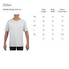 49 Logical Gildan Soft Style Tees Size Chart