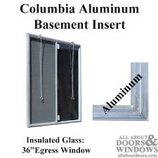Aluminum Framed Basement Windows