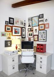 Home Office With Photo Wall House Mix