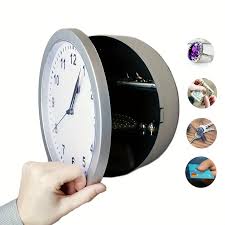Storage Wall Clock With Secure