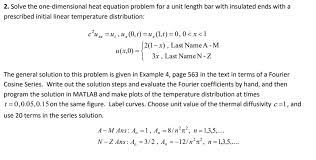 Dimensional Heat Equation Problem