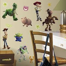 Roommates Rmk1428scs Toy Story Peel Stick Wall Decals Glo In Dark 34 Count