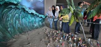 A tsunami is a series of extremely long waves caused by a large and sudden displacement of the ocean, usually the result of an earthquake below or near the ocean floor. German Engagement In The Aftermath Of The Tsunami Disaster
