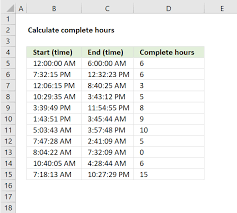 count complete hours between two times