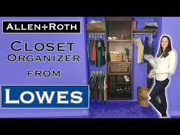 allen roth closet organizer from lowes