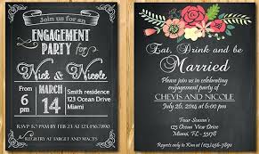Wedding Invitation Chalkboard Invite Pink Blue I Invitations