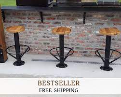 Outdoor Bar Stools Bolt Down Bar Stools