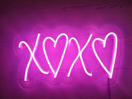 xoxo sign neon sign bedroom pinkxoxo