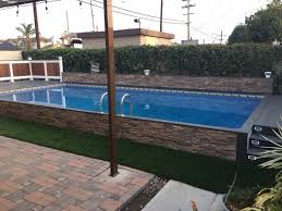 Justin S Faux Stone Above Ground Pool