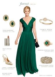 forest green gown dress for the wedding
