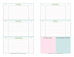 24 Images Of Student Planner Template Leseriail Com