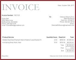 Sample Invoice Bill Basic Thedailyrover Com