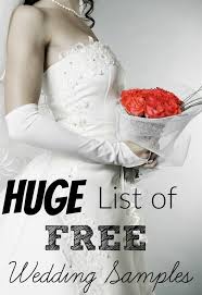 Free Wedding Samples Huge List Of Free Samples For Weddings