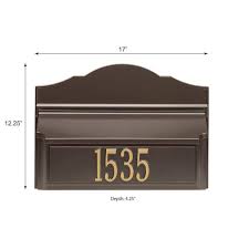 Colonial Wall Mailbox Package 2