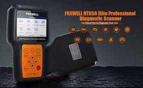 Foxwell Nt650 Elite Car Obd2 Scanner Automotive Obd Ii Abs Airbag Code Reader With Sas Epb Dpf Eps Cvt Tpms Tps Battery Registeration Oil Light Reset