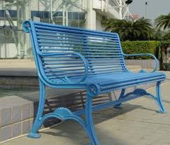 Modern Outdoor Stainless Steel Benches