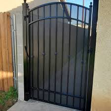 Wrought Iron Gates With Privacy Screens