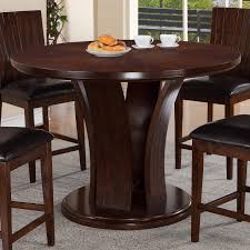 The table is really tall, but fortunately our chairs swivel up, so that's not a problem. Crown Mark D2734esp Daria Round Pub Height Dining Table And Stool Set 5pcs 2734esp Set 5