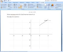 Solve Equations Plot Graphs In Ms Word