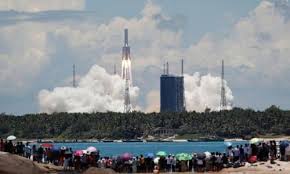 China says debris from its rocket landed near maldives. Out Of Control Chinese Rocket Falling To Earth Could Partially Survive Re Entry Space The Guardian