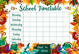 Time Table Chart Ideas For Class Ideas For Making Class Time