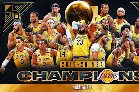 The los angeles lakers championship ring consists of 804 stones or 15.50 carats of white and yellow diamonds. Los Angeles Lakers Win The 2019 2020 Nba Title Pendect