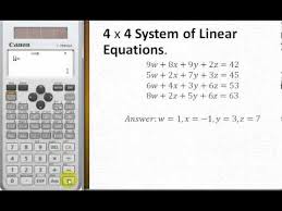 Solving Linear Equations Calculator