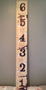 Winnie The Pooh Themed Ruler Growth Chart With Attached