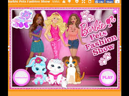 barbie dress up games barbie pets