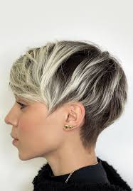 two toned pixie haircut